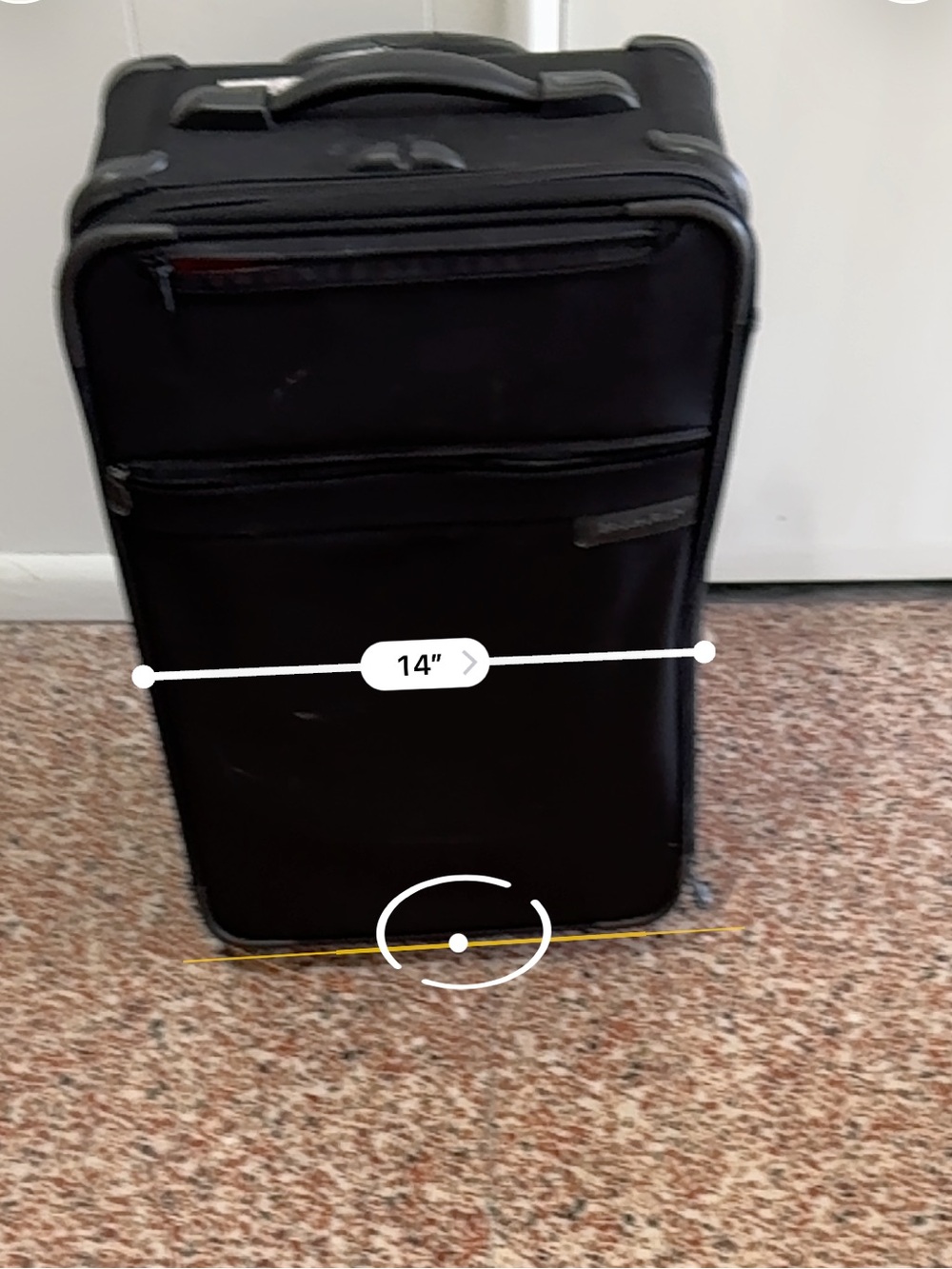Briggs & Riley Black Carry-On Upright Rolling Travel Suitcase Luggae - Picture 8 of 11